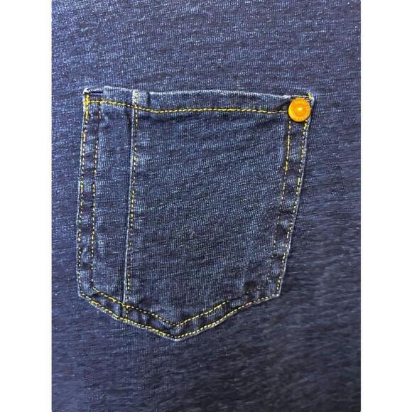 Men's Paper Denim & Cloth Indigo Blue T-Shirt Size XL - Picture 5 of 14